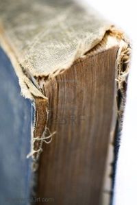 worn out book